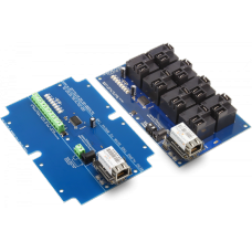 Ethernet Internet Contact Closure Remote High-Power Relay Controller 8-Channel 1-Way